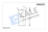 Радіатор обігрівача MB Sprinter/VW Crafter (06-) OTO RADYATOR Kale '346620 (фото 2)