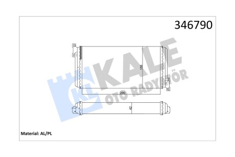 Радиатор отопителя MB C-Class Kale '346790