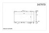 Радиатор охлаждения двигателя Mitsubishi Outlander (03-07) 2.4i OTO RADYATOR Kale 347970 (фото 1)