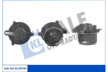 Електровентилятор обігрівача Ford Transit Courier (14-), EcoSport (13-) OTO RADYATOR Kale '353740