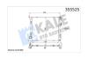 Радиатор охлаждения Nissan X-Trail Radiator OTO RADYATOR Kale 355525 (фото 2)