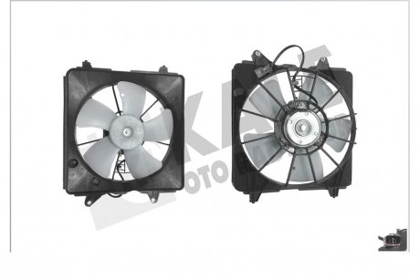 Вентилятор охлаждения радиатора с кожухом Honda Civic VIII OTO RADYATOR Kale 360025 (фото 1)