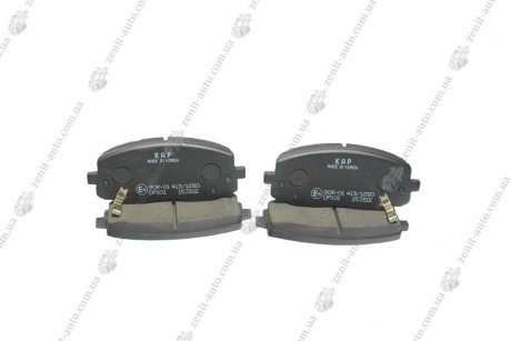 Колодки тормозные передн. (58101-07A00) Kia Picanto (06-) E9 KAP (KoreaAutoParts) K07PADE900789 (фото 1)