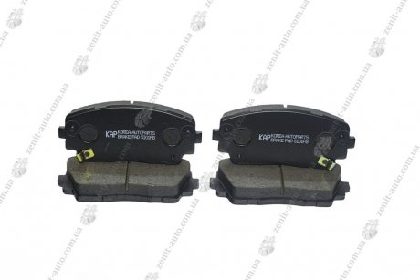 Колодки тормозные передние 58101-1YA00 Kia Picanto (11-) KAP (KoreaAutoParts) K07PADFR00822 (фото 1)