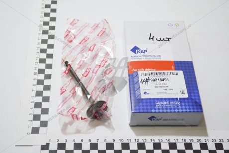 Клапан Нексия 1,5 8V выпускной (1шт) (кратно 4) (90215491) KAP-CHN KAP (KoreaAutoParts) 'KG0100030CHN