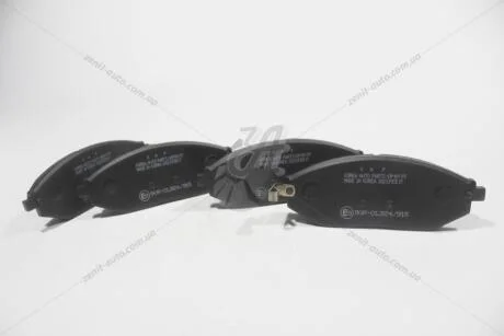 Колодки гальмівні Spark (09-) перед (к-т 4 шт) (94564512) KG0700099E9 KAP-E9 KAP (KoreaAutoParts) 'KG0700099E9