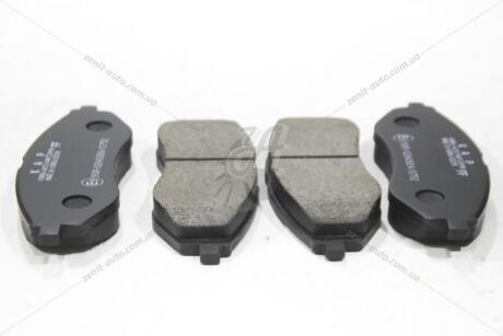 Колодки тормозные Авео перед (к-т 4шт) (94566892) KAP-E9 KAP (KoreaAutoParts) 'KG0700100E9