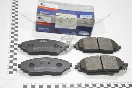 Колодки гальмівні Авео Т300/R4 R14 перед (к-т 4 шт) (95231012) KG0700156E9 KAP-E9 KAP (KoreaAutoParts) 'KG0700156E9