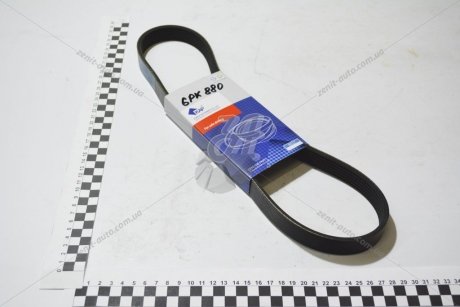 Ремень генератора Авео 1,5 (6PK880) (25183023) KAP (KoreaAutoParts) 'KG1100009 (фото 1)