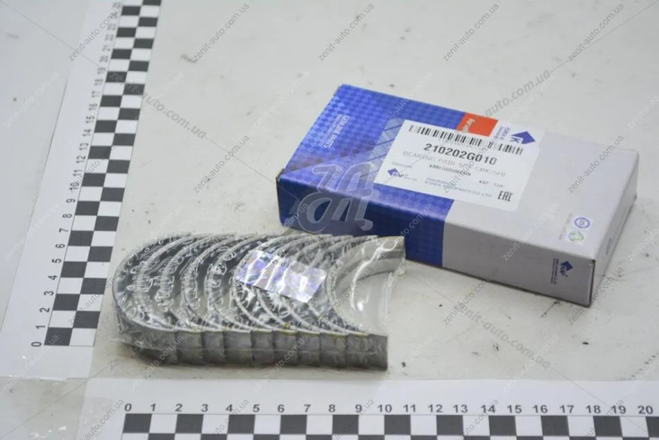 Вкладиші коренні STD-A (к-кт на ДВЗ) IX35(09-)/Santa Fe(09-) (21020-2G010) KAP KAP (KoreaAutoParts) KM0100506CHN (фото 1)