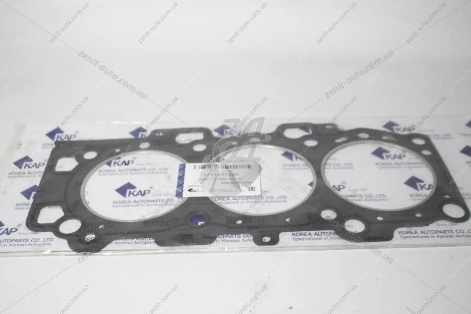 Прокладка ГБЦ прав Santa Fe (01-), Sportage (04-) (22311-37320) KAP KAP (KoreaAutoParts) KM0400142NA (фото 1)