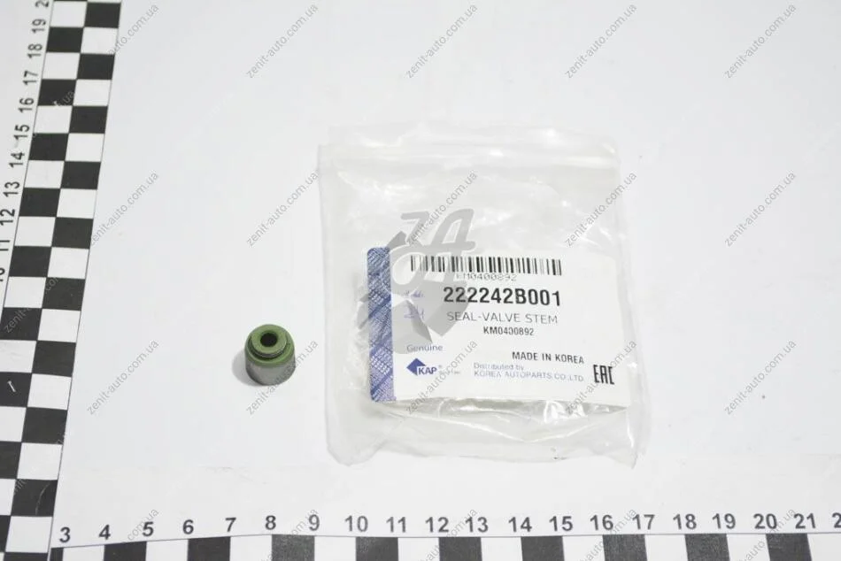 Сальник клапана впуск Accent/Elantra/Sonata/Tucson (22224-2B001) KAP KAP (KoreaAutoParts) KM0400892 (фото 1)