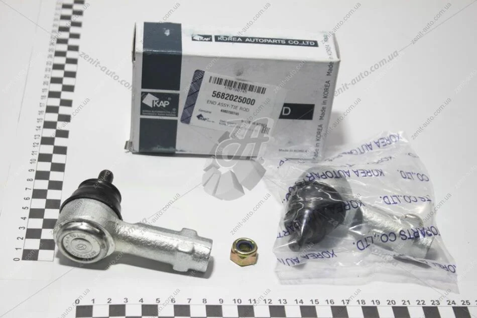 Накінечник кермовий лів/прав (56820-25000) Accent(00-)/Elantra(00-)/Matrix(01-) KAP KAP (KoreaAutoParts) KM0700745 (фото 1)