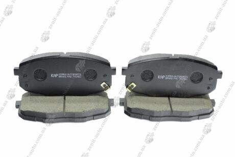 Колодки тормозные Elantra (07-)/I30/Carens (02-)/Ceed (07-)/Cerato (09-)/Rondo (06-) перед KAP KAP (KoreaAutoParts) KM0701280E9