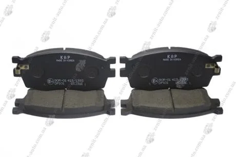 Колодки тормозные Accent (06-)/Rio (05-) перед E9 (58101-1GA00) KAP KAP (KoreaAutoParts) KM0703189E9