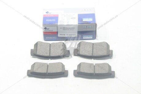 Колодки гальмівні задні дискові (58302-1CA00) Hyundai Accent/Kia Rio (05-) (KM0703385) KAP KAP (KoreaAutoParts) 'KM0703385E9