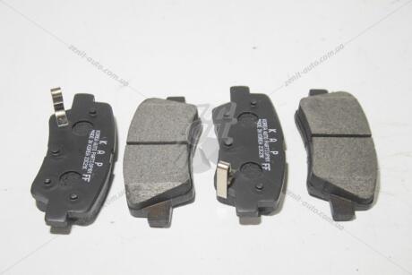 Колодки гальмівні диск зад (58302-1RA30) Hyundai Accent/Kia Rio (11-) KAP KAP (KoreaAutoParts) KM0703394