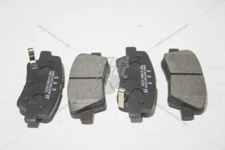 Колодки тормозные зад диск (58302-1RA30) Hyundai Accent/Kia Rio (11-) KAP KAP (KoreaAutoParts) KM0703394