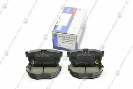 Колодки гальмівні зад диск 58302-2FA00 Kia Cerato (04-), Spectra (03-) E9 KAP KAP (KoreaAutoParts) KM0703408E9