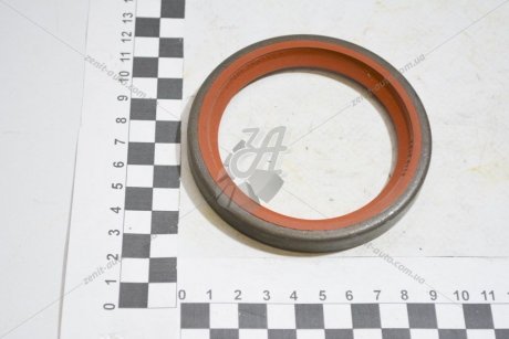 Сальник 2101 коленвала зад (большой) (70х90х10) (FPM) красный Кременчугрезинотехника KRT-10003 (фото 1)