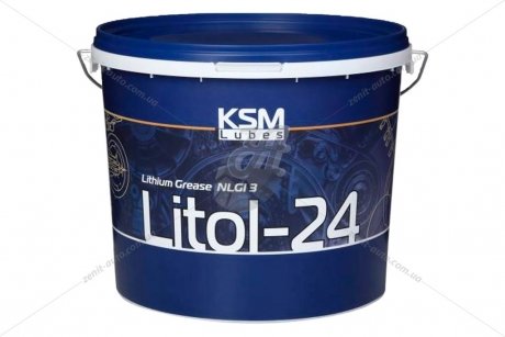 Смазка Литол-24, 9кг(ведро) KSM KSM-LITOL-9KG-LOGO (фото 1)