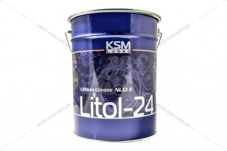 Смазка Литол-24М, 15кг(ведро) KSM KSM-LITOL-M-15KG (фото 1)