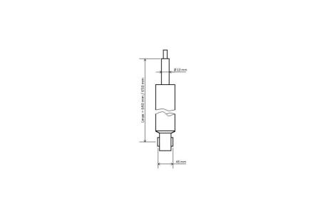 Амортизатор подвески зад. Excel-G (газ.масл.) Audi A3 (12-) / Skoda Octavia (12-) / VW Golf (12-) KYB 3448025