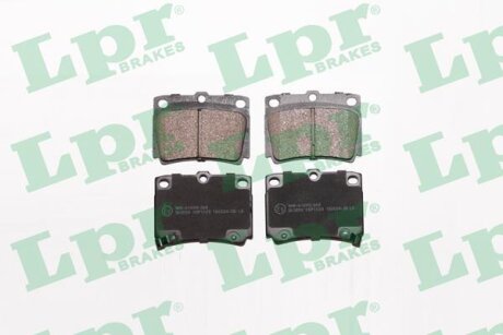 Колодки гальмівні дискові задні Mitsubishi Pajero Sport (I,II,III), Pajero (II,III) LPR '05P1029