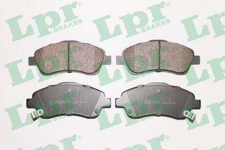 Колодки гальмівні дискові передні Toyota Avensis (03-08), Corolla (04-) LPR '05P1114