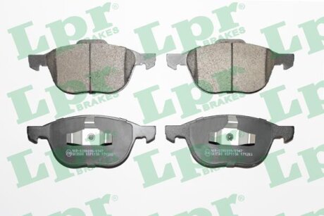 Колодки гальмівні дискові передні Ford Focus (II,III), Kuga I/ Mazda 3 (04-09, 09-14) LPR '05P1190