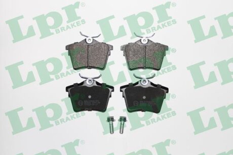 Колодки гальмівні дискові задні (+ болти) Citroen C5 III/ Peugeot 407, 607 LPR '05P1195