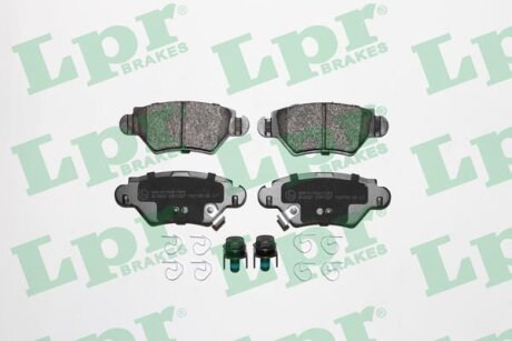 Колодки гальмівні дискові задні (+ болти) Opel Astra (F,G), Zafira A, Corsa C LPR '05P1227