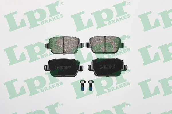 Колодки гальмівні дискові задні (+ болти) Ford Kuga I, Mondeo IV/ Land Rover Freelander 2/ Volvo XC70 II (05P1272) LPR '05P1272 (фото 1)