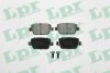 Колодки гальмівні дискові задні (+ болти) Ford Kuga I, Mondeo IV/ Land Rover Freelander 2/ Volvo XC70 II (05P1272) LPR '05P1272 (фото 1)