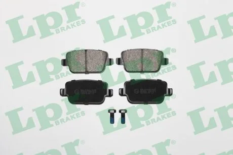 Колодки гальмівні дискові задні (+ болти) Ford Kuga I, Mondeo IV/ Land Rover Freelander 2/ Volvo XC70 II LPR '05P1272