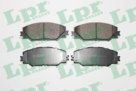 Колодки гальмівні дискові передні Toyota Prius (11-), Rav 4 (III,IV) LPR '05P1282