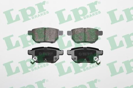 Колодки гальмівні дискові задні Toyota Auris (06-12), Corolla (06-), Prius (11-), Yaris (05-) LPR '05P1312