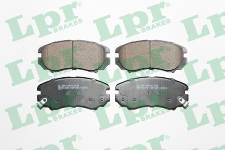 Колодки гальмівні дискові передні Hyundai Elantra (III,IV), Tucson (04-)/ Kia Sportage II LPR '05P1369