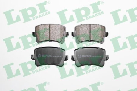 Колодки гальмівні дискові задні Audi Q3 (11-18)/ VW CC B7, Passat (B6,B7), Tiguan (07-) LPR '05P1390