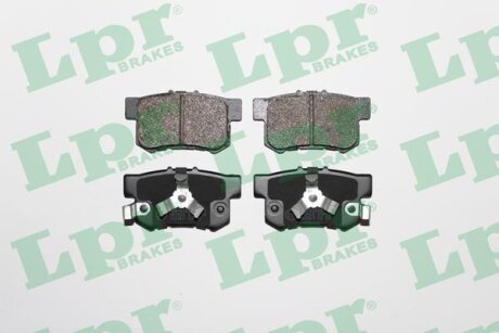 Колодки гальмівні дискові задні Honda Accord (VIII,IX), CR-V (II,III,IV), Odyssey (13-) LPR '05P1404
