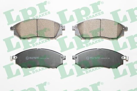 Колодки гальмівні дискові передні Nissan Navara (04-), Murano (I,II), Pathfinder III, Qashqai (07-14) LPR '05P1406
