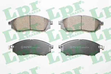 Колодки гальмівні дискові передні Nissan Navara (04-), Murano (I,II), Pathfinder III, Qashqai (07-14) (05P1406) LPR '05P1406