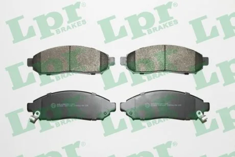 Колодки гальмівні дискові передні Nissan Navara (05-), Pathfinder III (05P1495) LPR '05P1495