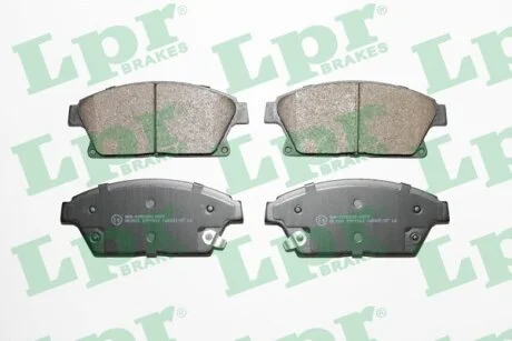 Колодки гальмівні дискові передні Chevrolet Cruze (09-)/ Opel Astra J, Zafira C (05P1562) LPR '05P1562
