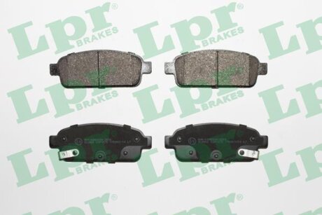Колодки гальмівні дискові задні Chevrolet Cruze (09-)/ Opel Astra J, Zafira C LPR '05P1575