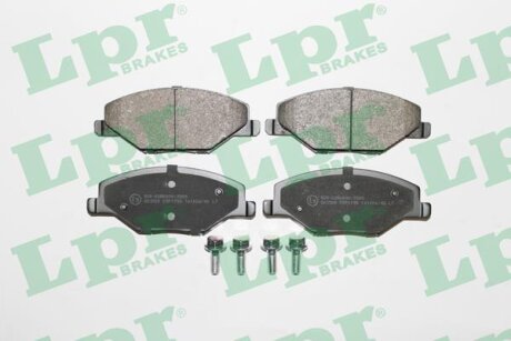 Колодки гальмівні дискові передні (+ болти) Skoda Fabia (II,III)/ VW Polo V LPR '05P1795
