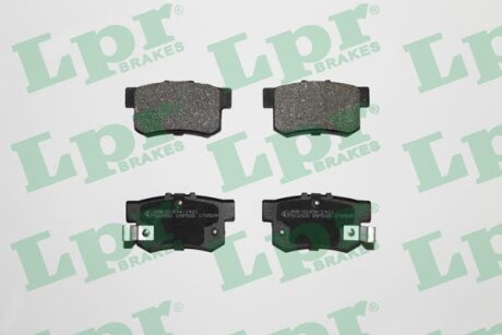 Колодки гальмівні дискові задні Honda Accord (V,VI,VII), Civic (VI,VII,VIII,IX)/ Suzuki SX4 (06-) LPR '05P508
