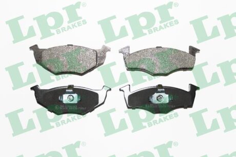 Колодки гальмівні дискові передні Skoda Fabia (I,II)/ VW Polo (III,IV) LPR '05P638