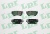 Колодки гальмівні дискові задні Hyundai Elantra IV, Getz (02-), Santa Fe I, Tucson (04-10)/ Kia Sportage II LPR '05P848 (фото 1)