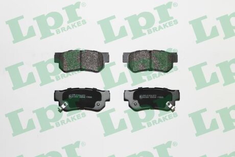 Колодки гальмівні дискові задні Hyundai Elantra IV, Getz (02-), Santa Fe I, Tucson (04-10)/ Kia Sportage II LPR '05P848